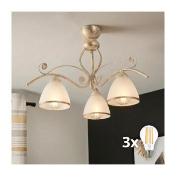 BRILAGI - LED felületre szerelt csillár ANTICO 3xE27/60W/230V, fehér patinás 8590828036852 kép