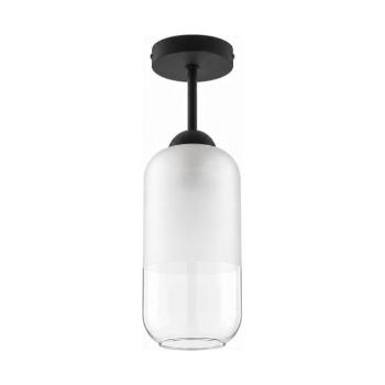 BRILAGI - LED felületre szerelt csillár RETRO GLASS 1xE27/60W/230V Ø 14 cm fekete/fehér BG3989+NSTK7777 kép