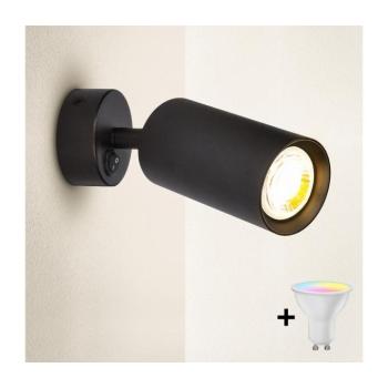 BRILAGI - LED fényerőszabályozható fali spotlámpa SELE 1xGU10/4,8W/230V fekete BG1371+AI2382 kép