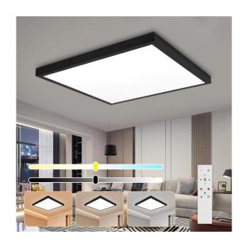 BRILAGI-LED Fényerőszabályozható fürdőszobai lámpa FRAME SMART LED/50W/230V IP44 fekete+távirányító BRI027 kép