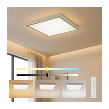 BRILAGI - LED fényerőszabályozható fürdőszobai lámpatest FRAME SMART LED/50W/230V 60x60 IP44 + távirányító BRI338 kép