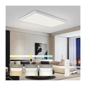 BRILAGI-LED Fényerőszabályozható fürdőszobai lámpatest FRAME SMART LED/96W/230V IP44 fehér + távvezérlő BRI645 kép
