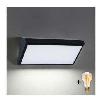 BRILAGI-LED Fényerőszabályozható kültéri fali lámpa TRIANGLE 1xE27/6W/230V 2700-6500K IP65 fekete BG1022+AI0599 kép
