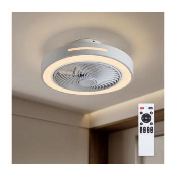 BRILAGI - LED, fényerőszabályozható lámpa látorral, LED/38W/230V, átm. 46 cm, fehér + távirányító WF-OSD-047 kép
