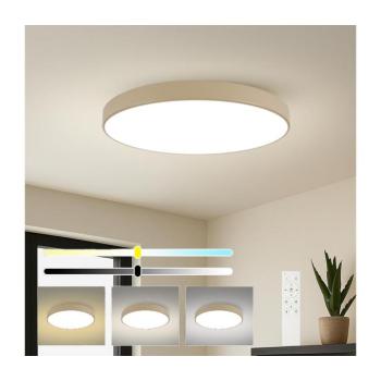 BRILAGI-LED Fényerőszabályozható lámpatest POOL SMART LED/128W/230V 100 cm bézs Wi-Fi Tuya + távirányító BRI568 kép