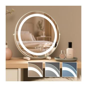 BRILAGI - LED fényerőszabályozható sminktükör CALIFORNIA LED/17W/230V átm. 42 cm fehér FG-M6-WD26-WHT kép