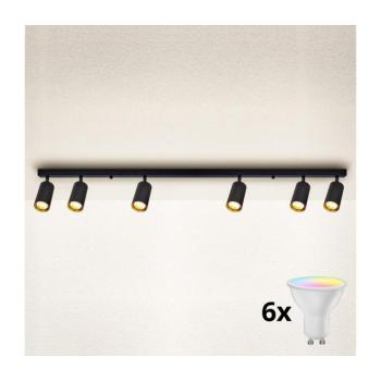 BRILAGI - LED fényerőszabályozható spotlámpa SELE 6xGU10/6,5W/230V fekete/arany BG0633+AI2320 kép