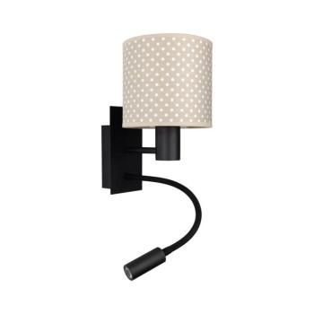BRILAGI - LED Flex. lámpa BOBO 1xE27/25W/230V + LED/3W fekete/bézs/pöttyös BG1558+BG5581 kép
