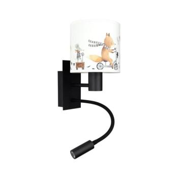 BRILAGI - LED Flex. lámpa BOBO 1xE27/25W/230V + LED/3W fekete/fehér/állatmintás BG1558+BG5578 kép