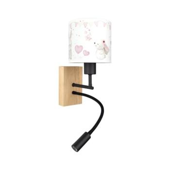 BRILAGI - LED Flex. lámpa BOBO WOOD 1xE27/25W/230V + LED/3W tölgy/fekete/krém/királykék BG1564+BG5589 kép
