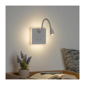 BRILAGI - LED flexibilis fali lámpa MAYA DOUBLE LED/4W/230V + LED/3W fehér BRI100 kép