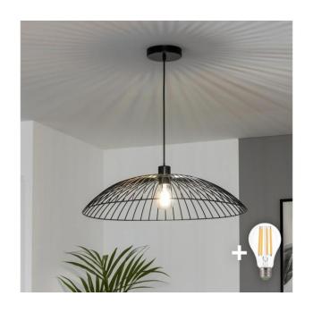 BRILAGI - LED függeszték CERIA WIRE 1xE27/40W/230V Ø 60 cm fekete BG3987+EG300161 kép