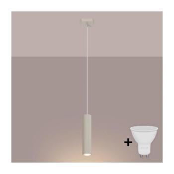 BRILAGI - LED függeszték kábelen CRESTO 1xGU10/10W/230V krémszínű BR.1592 kép