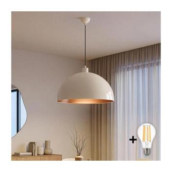 BRILAGI - LED függeszték kábelen METALO 1xE27/40W/230V átm. 60 cm bézs/rézszínű 118OPV1125 kép