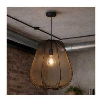 BRILAGI - LED függőlámpa ARVEN kábelen 1xE27/8W/230V átmérő 37 cm fekete 8590828052661 kép