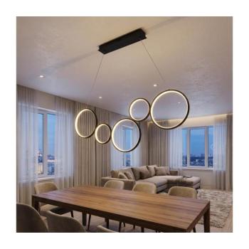 BRILAGI - LED függőlámpa kábelen ECHO LED/60W/230V 4000K 100 cm fekete BRMDX1343 kép