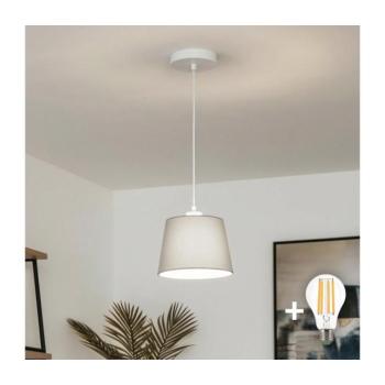 BRILAGI - LED függőlámpa kábellel CERIA 1xE27/40W/230V átmérő 20,5 cm szürke EG300171+EG781031 kép