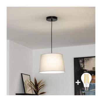 BRILAGI - LED függőlámpa zsinóron CERIA 1xE27/40W/230V átm. 30 cm szürke BG3987+EG781036 kép