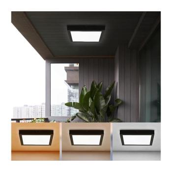 BRILAGI - LED Fürdőszobai lámpa FRAME LED/24W/230V 3000/4000/6000K IP44 fekete BRI030 kép