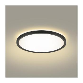 BRILAGI - LED Fürdőszobai lámpa ULTRA SLIM LED/12W/230V átm. 22,5 cm fekete IP54 BRI227 kép