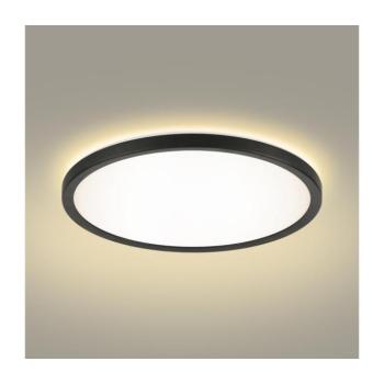 BRILAGI - LED Fürdőszobai lámpa ULTRA SLIM LED/24W/230V átm. 42 cm fekete IP54 BRI233 kép