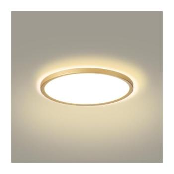 BRILAGI - LED fürdőszobai lámpatest ULTRA VÉKONY LED/18W/230V Ø 30 cm aranyszínű IP54 BRI581 kép