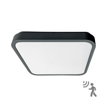 BRILAGI-LED Fürdőszobai mennyezeti lámpatest érzékelővel ZENNA LED/24W/230V 34,5x34,5 cm IP44 antik BRW3094-24W/HF/AN kép