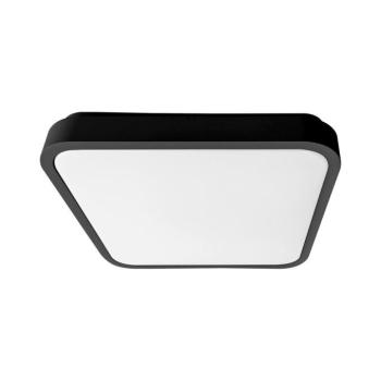 BRILAGI-LED Fürdőszobai mennyezeti lámpatest ZENNA LED/18W/230V 28,5x28,5 cm IP44 fekete BRW3094-18W/CR kép