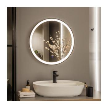 BRILAGI - LED fürdőszobai tükör ASTI LED/19W/230V 60 cm fekete IP44 CRI 90 dimmelhető + CCT FG-MIR-0002-60 kép