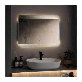BRILAGI - LED fürdőszobai tükör MELZO LED/28W/230V 60x80 cm IP44 CRI 90 dimmelhető + CCT FG-MIR-0013-6080 kép