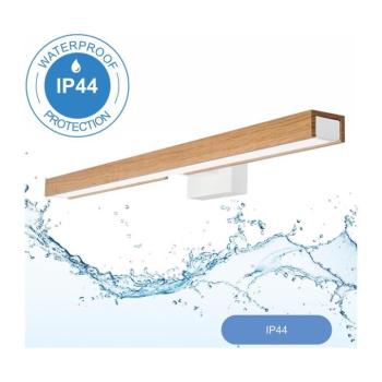 BRILAGI-LED fürdőszobai tükörmegvilágítás WOODY MIRROR LED/12W/230V IP44 tölgy/fehér 8590828607496 kép