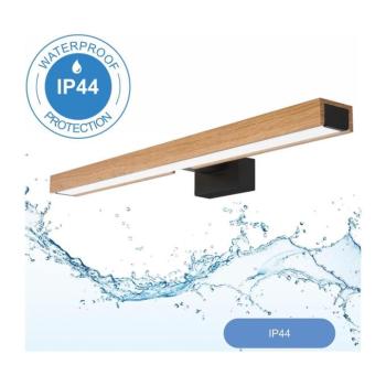 BRILAGI-LED Fürdőszobai tükörmegvilágítás WOODY MIRROR LED/12W/230V IP44 tölgy/fekete 8590828607434 kép