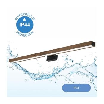BRILAGI-LED Fürdőszobai tükörmegvilágítás WOODY MIRROR LED/15W/230V IP44 tölgy/fekete 8590828610182 kép
