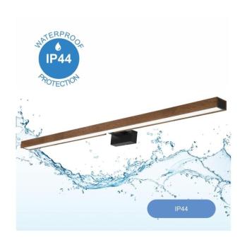 BRILAGI-LED Fürdőszobai tükörmegvilágítás WOODY MIRROR LED/15W/230V IP44 tölgy/fekete 8590828610199 kép
