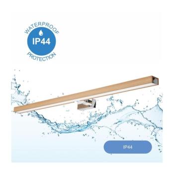 BRILAGI-LED fürdőszobai tükörmegvilágítás WOODY MIRROR LED/15W/230V IP44 tölgy/króm 8590828610144 kép