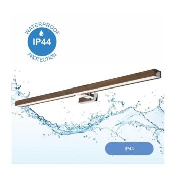 BRILAGI-LED Fürdőszobai tükörmegvilágítás WOODY MIRROR LED/15W/230V IP44 tölgy/króm 8590828610151 kép