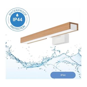 BRILAGI- LED Fürdőszobai tükörmegvilágítás WOODY MIRROR LED/8W/230V IP44 tölgy/fehér 8590828607465 kép