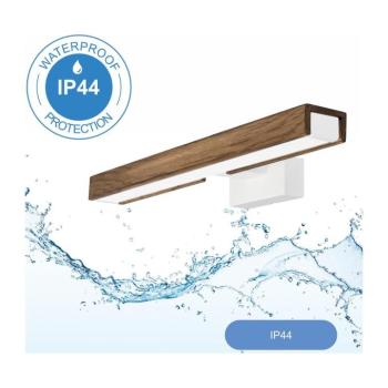 BRILAGI- LED Fürdőszobai tükörmegvilágítás WOODY MIRROR LED/8W/230V IP44 tölgy/fehér 8590828607489 kép