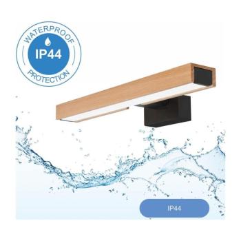 BRILAGI-LED fürdőszobai tükörmegvilágítás WOODY MIRROR LED/8W/230V IP44 tölgy/fekete 8590828607403 kép