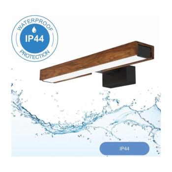 BRILAGI-LED Fürdőszobai tükörmegvilágítás WOODY MIRROR LED/8W/230V IP44 tölgy/fekete 8590828607410 kép