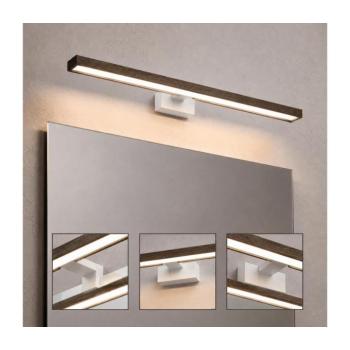 BRILAGI-LED Fürdőszobai tükörvilágítás 3 az 1-ben WOODY MIRROR LED/15W/230V 80 cm IP44 fehér/tölgy 8590828039310 kép