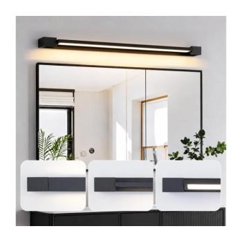 BRILAGI-LED Fürdőszobai tükörvilágítás AQUA LINE LED/24W/230V 90 cm IP44 fekete BRI317 kép
