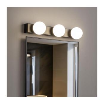 BRILAGI - LED fürdőszobai tükörvilágítás HOLLYWOOD 3xLED/3W/230V IP44 fekete FG-M1-C22-3-BLK kép
