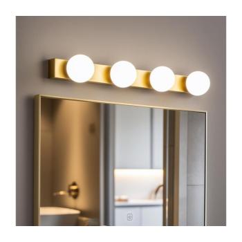 BRILAGI - LED fürdőszobai tükörvilágítás HOLLYWOOD 4xLED/3W/230V IP44 arany FG-M1-C22-4-GLD kép