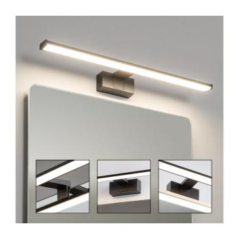 BRILAGI - LED fürdőszobai tükörvilágítás VESTRA LED/12W/230V 60 cm IP44 fekete FG-M1-C02-600-BLK kép