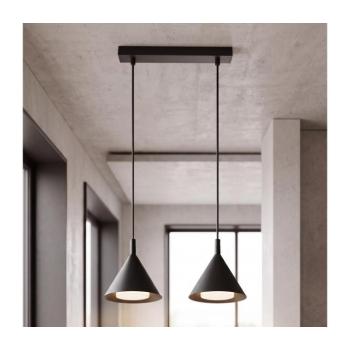 BRILAGI - LED Kábeles csillár CONE DOUBLE 2xGX53/15W/230V fekete WO-E14-G09-BLK-OEM kép