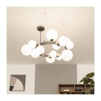 BRILAGI - LED kábeles csillár MILLA 15xG9/3W/230V fekete króm/fehér 6010-15CW kép