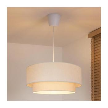 BRILAGI - LED kábeles függőlámpa BOHO ECO 1xE27/10W/230V átmérő 40 cm krémszínű 8590828052463 kép