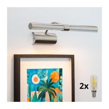 BRILAGI - LED Képmegvilágító DANAE 2xE14/4W/230V 3000K matt króm BG0810+2xAI0848 kép
