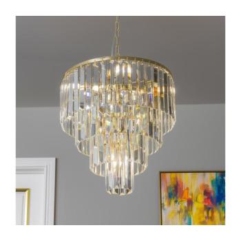 BRILAGI - LED Kristály csillár láncon MOZART 5xE14/40W/230V arany BG-17106/4+1-GLD